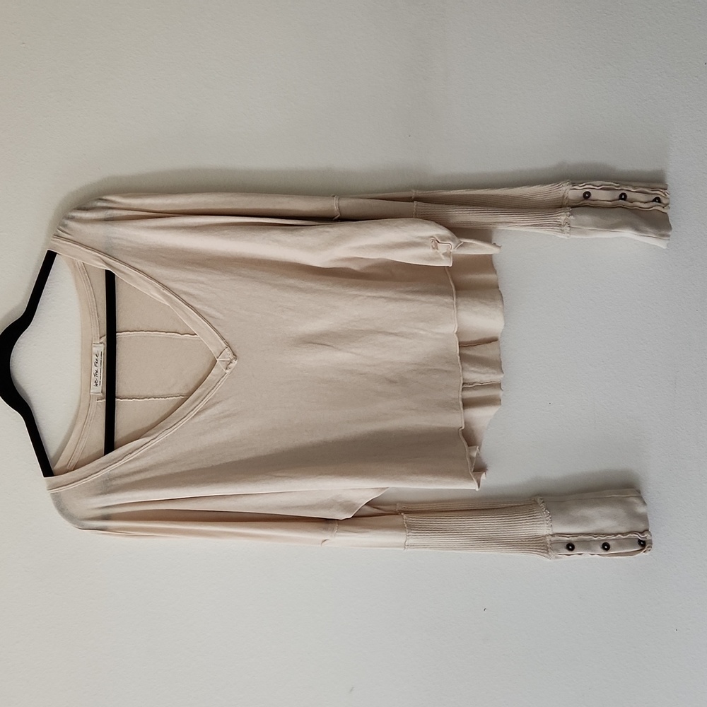 Free people crop long sleeve top